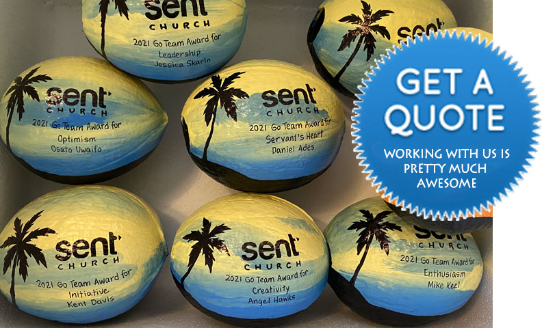 Coconuts make green and eco-friendly awards